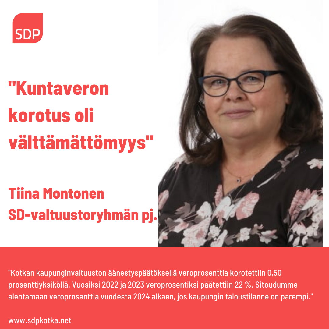 Veroprosentin nosto oli välttämätöntä
