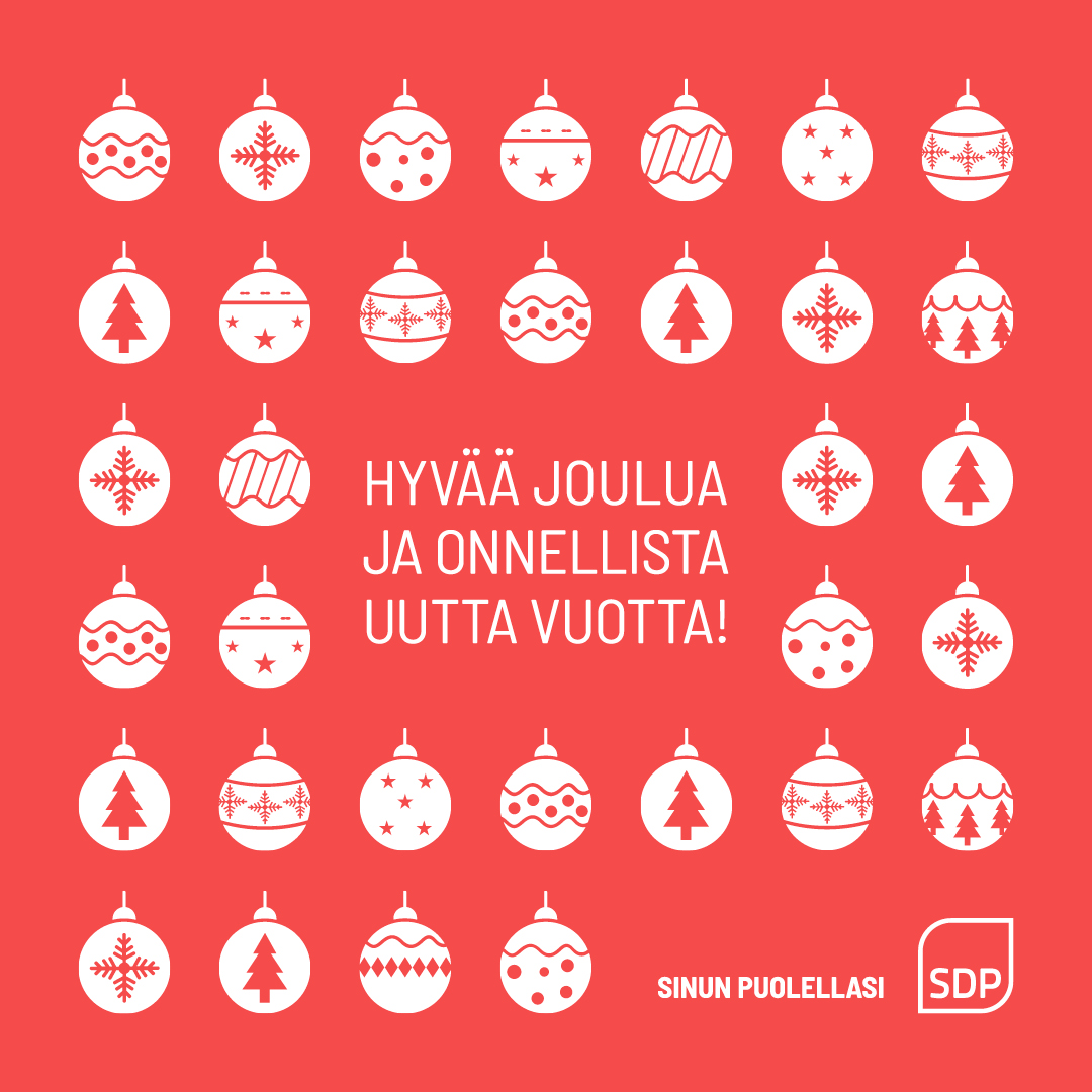 Oikein rauhaisaa joulun aikaa!